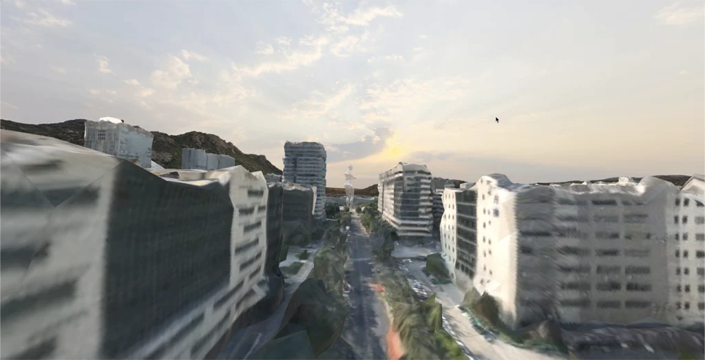 Glass Shader Woman scene